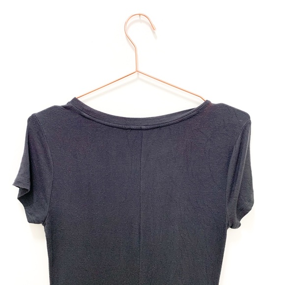 FOREVER 21 CHARCOAL MAXI T-SHIRT DRESS - Picture 7 of 7